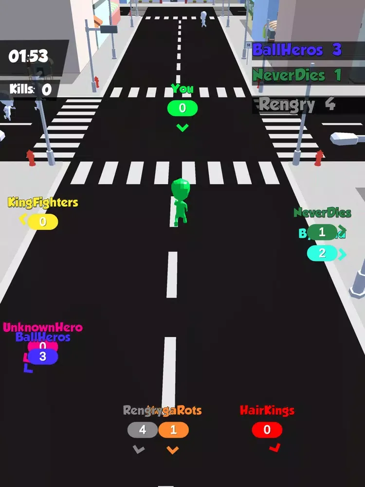 Capturas de pantalla de Crowded City Chase iPad 
