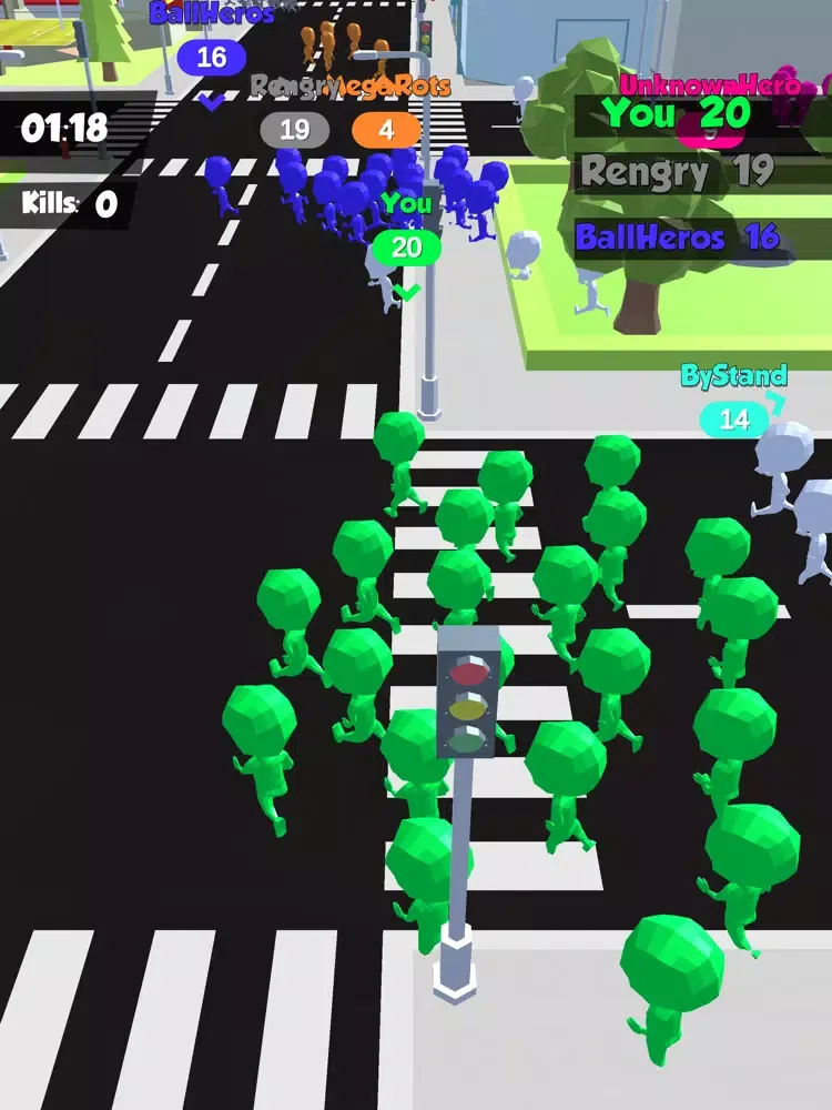 Capturas de pantalla de Crowded City Chase iPad 