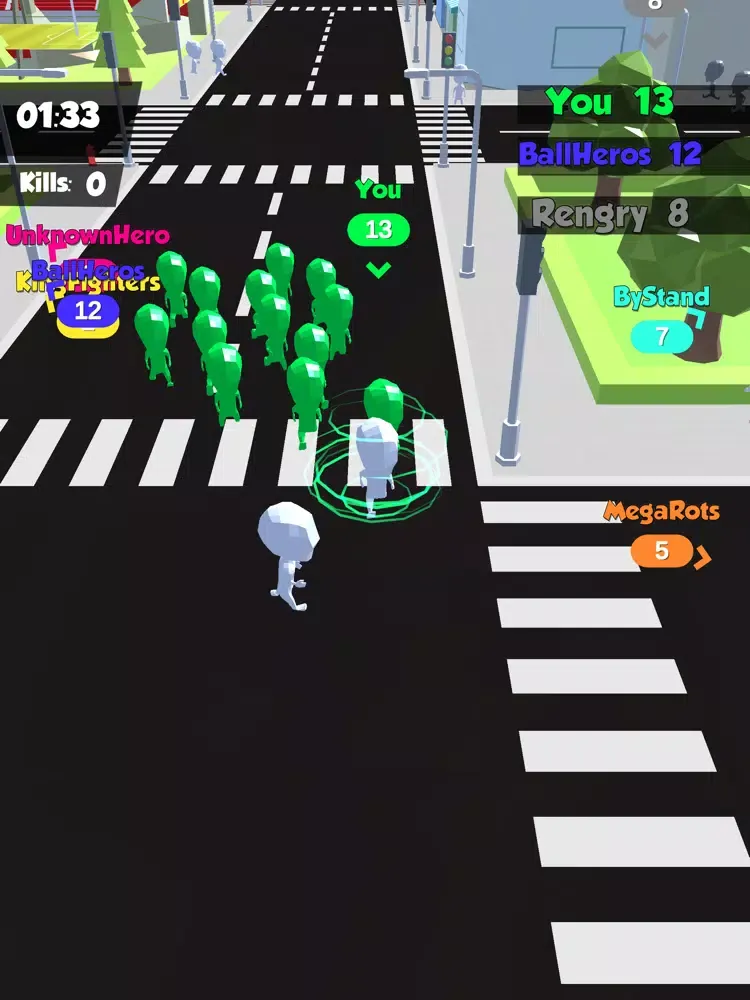Capturas de pantalla de Crowded City Chase iPad 