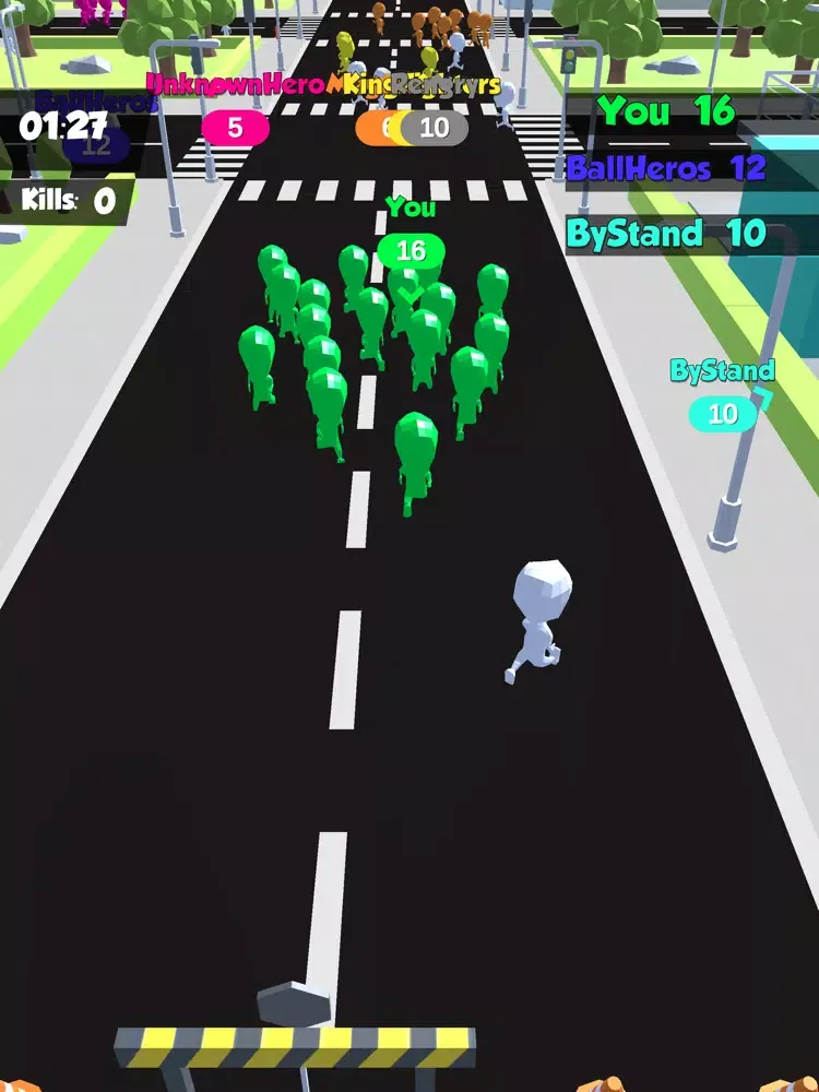 Capturas de pantalla de Crowded City Chase iPad 