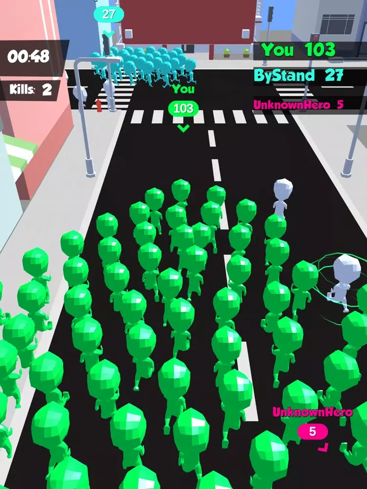 Capturas de pantalla de Crowded City Chase iPad 