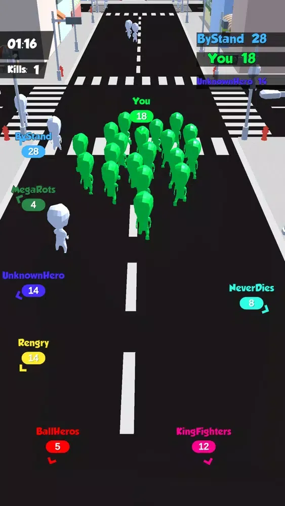 Capturas de pantalla de Crowded City Chase