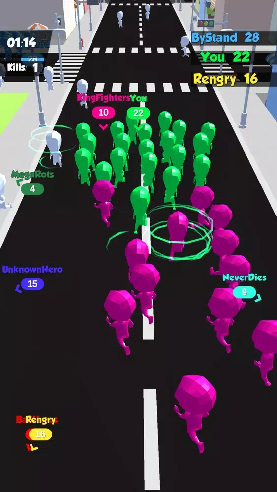 Capturas de pantalla de Crowded City Chase
