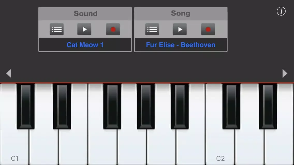 Tangkapan layar Pocket Voice Pro - Talking Piano