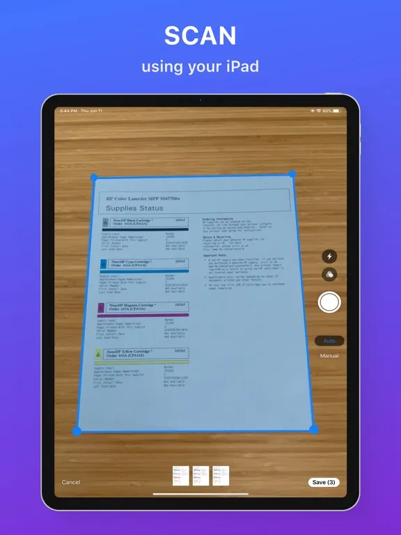 Zen Scanner App: Sign PDF, Doc iPad  スクリーンショット