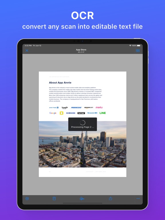 Zen Scanner App: Sign PDF, Doc iPad  Screenshots