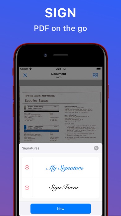 Zen Scanner App: Sign PDF, Doc Screenshots