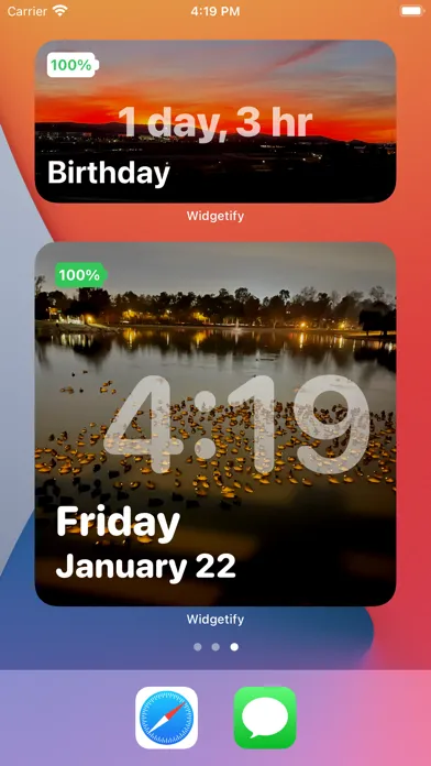 Captures d'écran de Widgetify: Home Screen Widgets