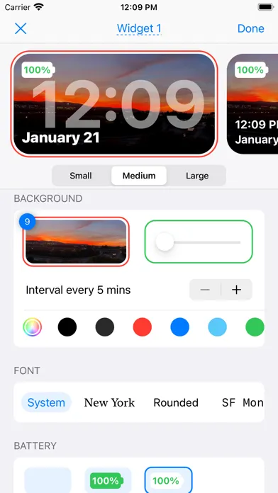 Captures d'écran de Widgetify: Home Screen Widgets