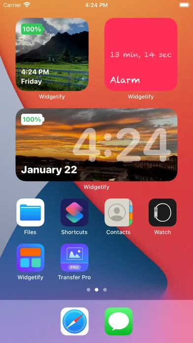 Captures d'écran de Widgetify: Home Screen Widgets