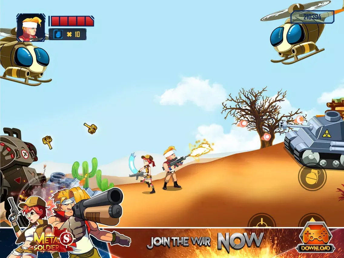 Metal Rambo - Terroist Hunter iPad 應用截圖