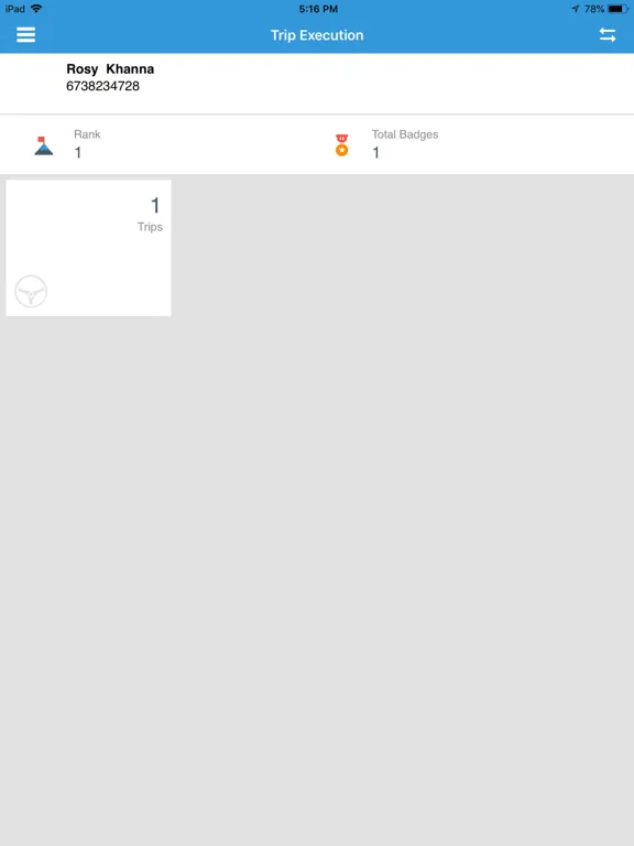 Screenshot di Driver Trip Log iPad 