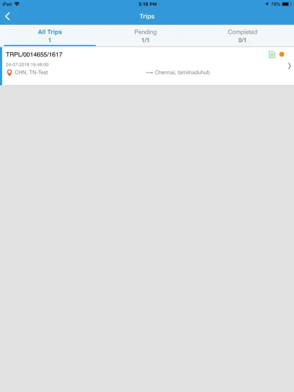 Screenshot di Driver Trip Log iPad 