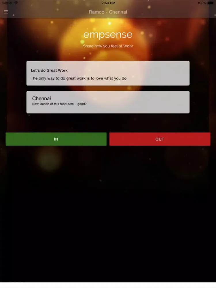 empsense iPad  Ekran Görüntüleri
