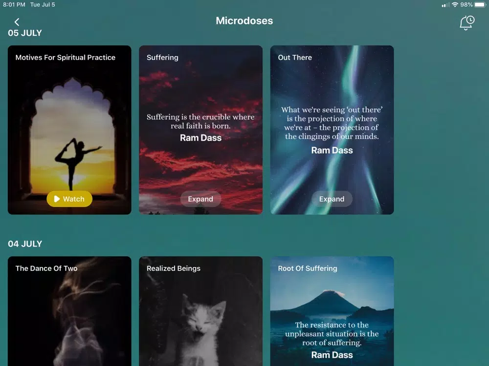 Ram Dass – Be Here Now iPad  스크린샷