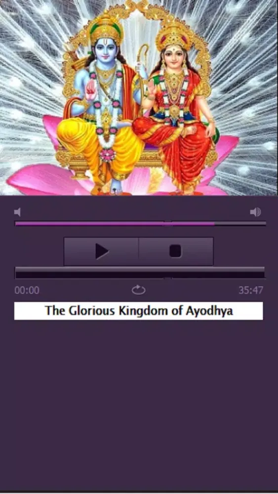 Ảnh chụp màn hình của Ramayana in English Audio