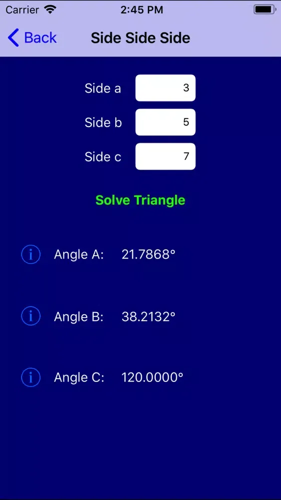 Capturas de pantalla de Trig Pro