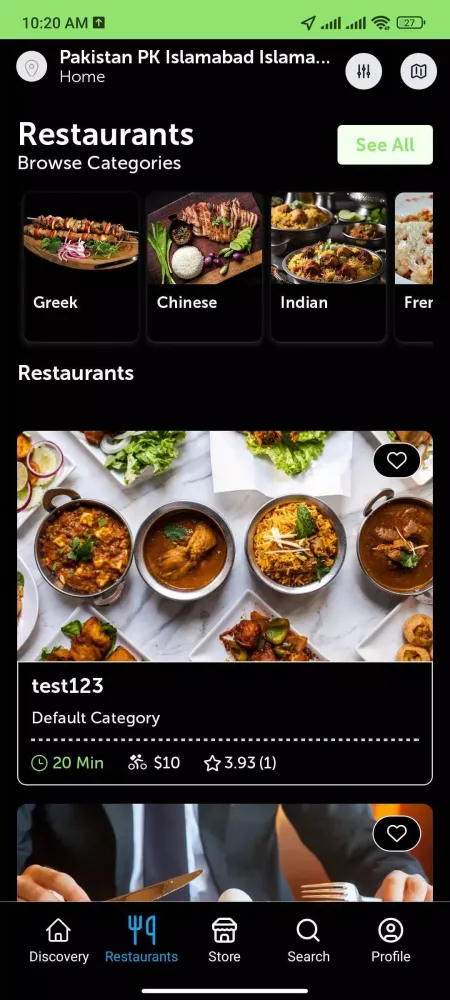 yalla delivery app Screenshots