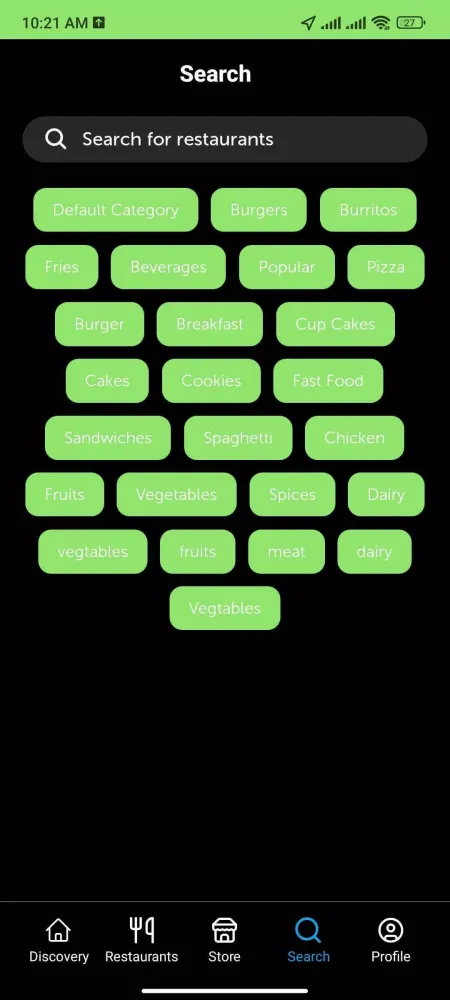 yalla delivery app Screenshots