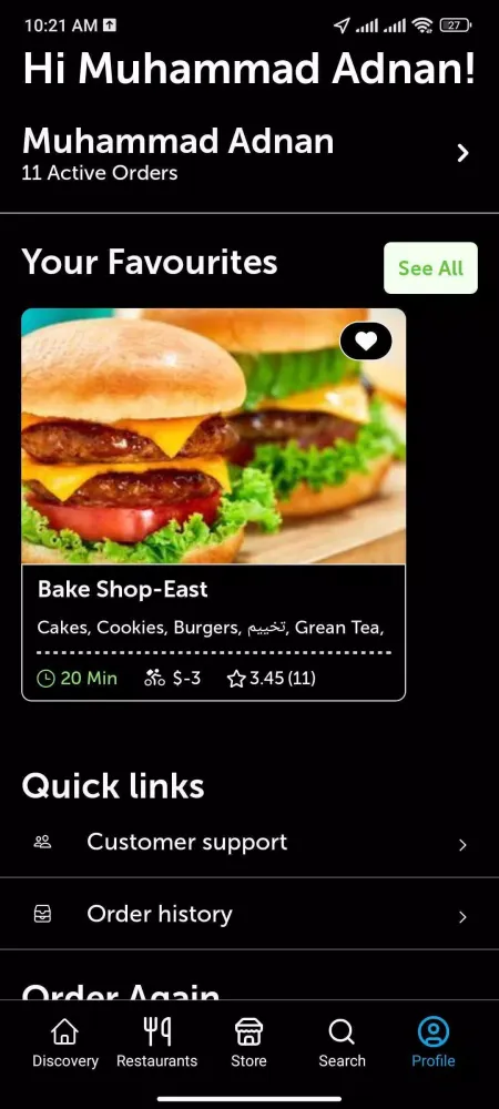yalla delivery app Screenshots