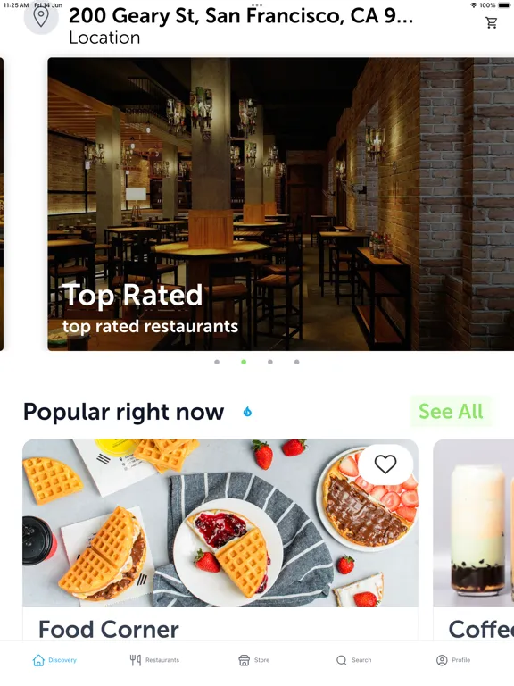 ภาพหน้าจอของ yalla delivery app iPad 
