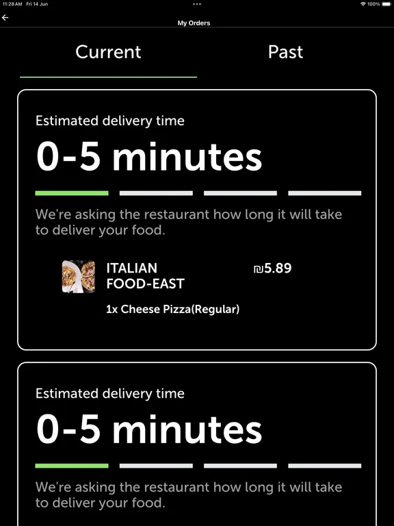 ภาพหน้าจอของ yalla delivery app iPad 