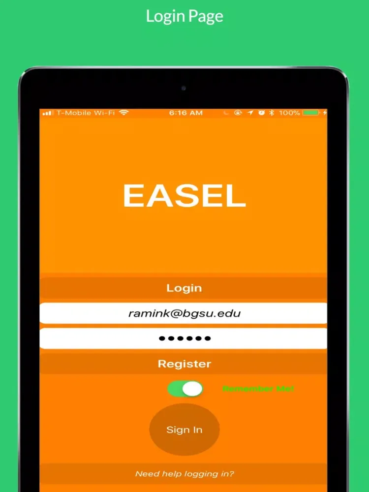 Zrzuty ekranu EASEL - Experiential Education iPad 