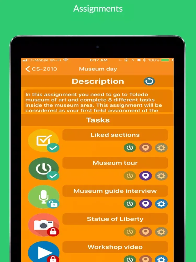 Zrzuty ekranu EASEL - Experiential Education iPad 