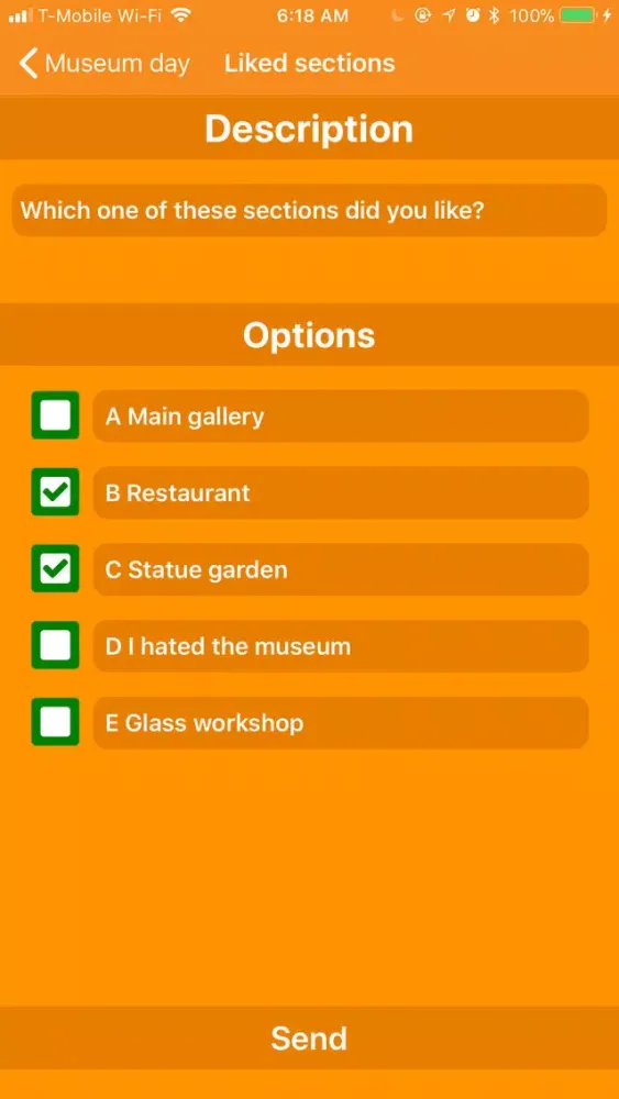 Zrzuty ekranu EASEL - Experiential Education