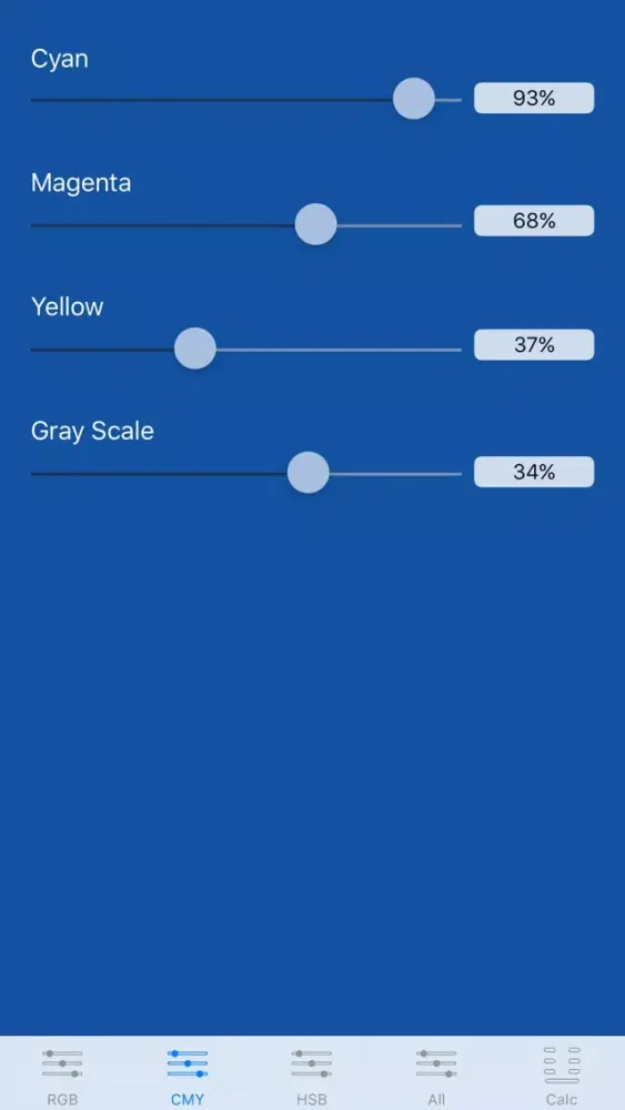 Tangkapan layar Color Builder