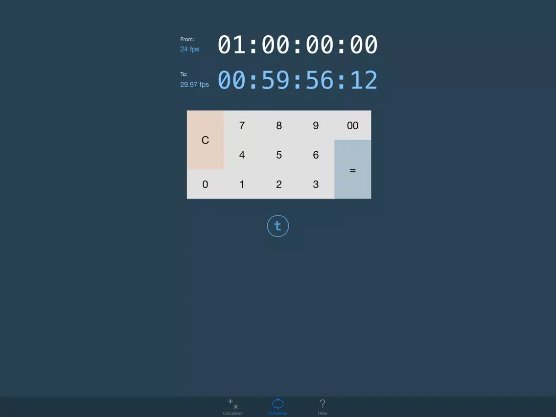 Capturas de pantalla de TimeCode Calculator+ iPad 
