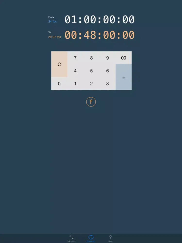Capturas de pantalla de TimeCode Calculator+ iPad 