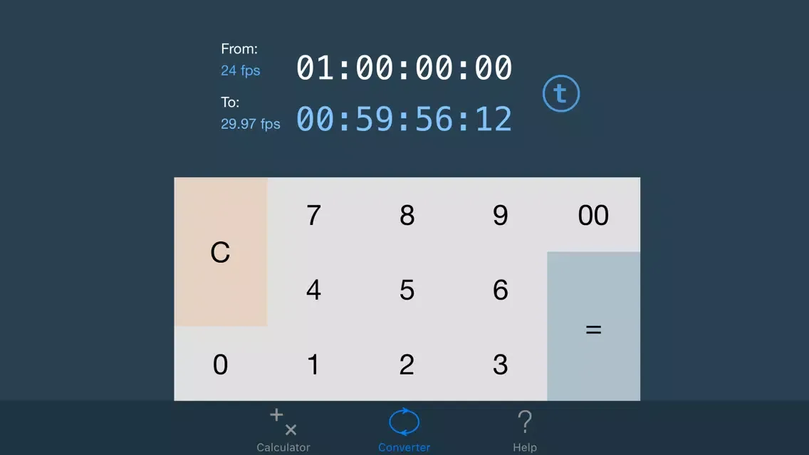 Capturas de pantalla de TimeCode Calculator+