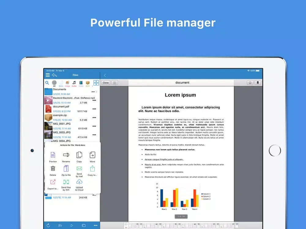 Total File Manager iPad  スクリーンショット