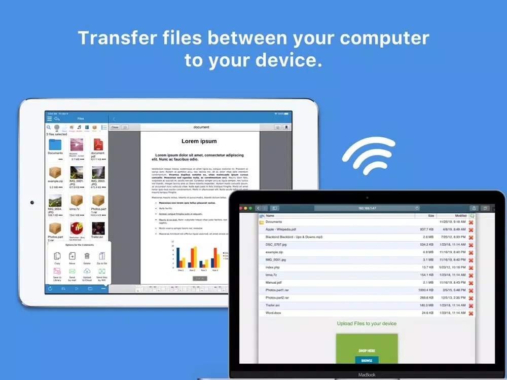 Total File Manager iPad  スクリーンショット
