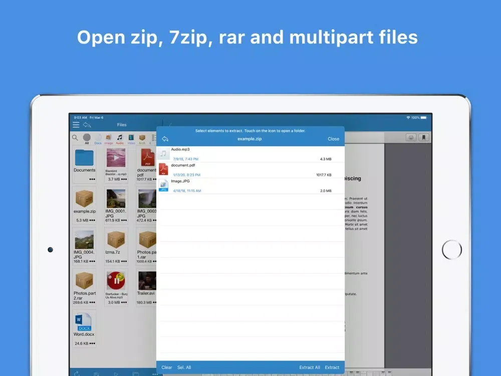 Total File Manager iPad  スクリーンショット