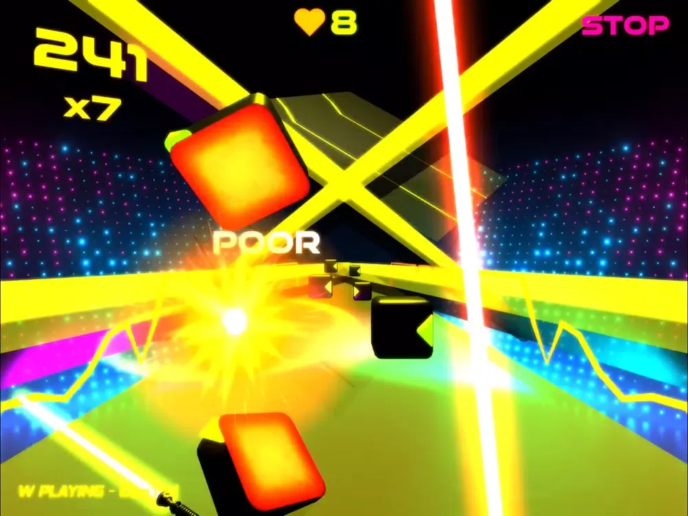 MUSIC BLADER BEAT 3D SABER iPad  स्क्रीनशॉट