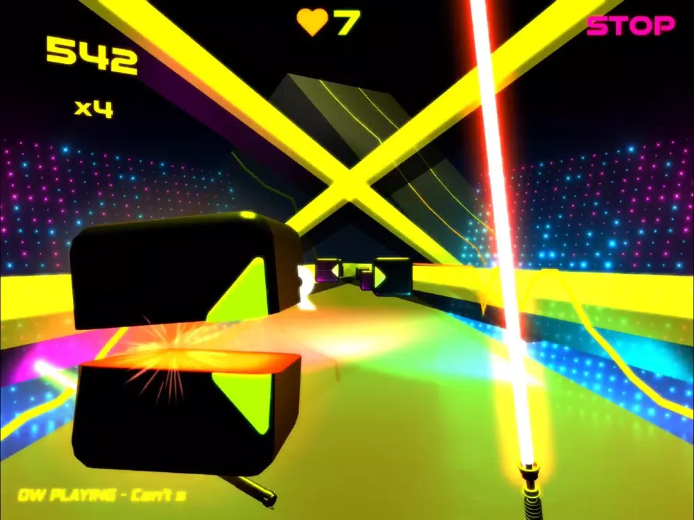 MUSIC BLADER BEAT 3D SABER iPad  स्क्रीनशॉट