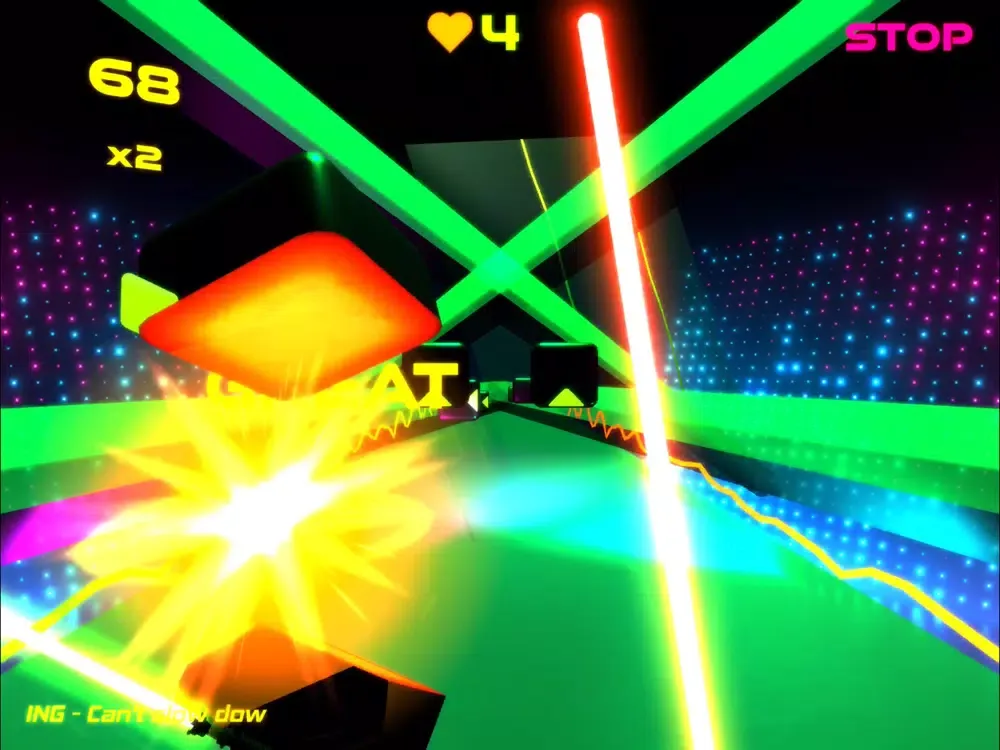 MUSIC BLADER BEAT 3D SABER iPad  स्क्रीनशॉट