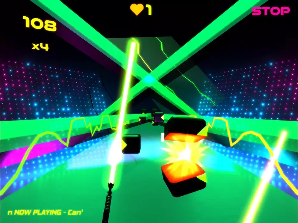 MUSIC BLADER BEAT 3D SABER iPad  स्क्रीनशॉट