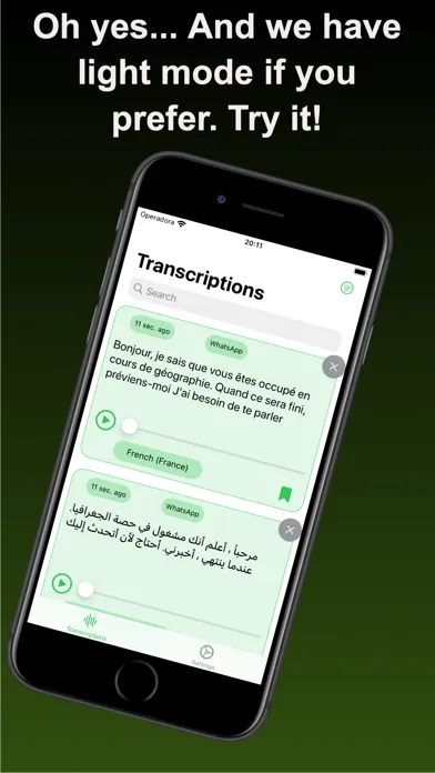 Screenshot di ZapVox: Audio Chat To Text