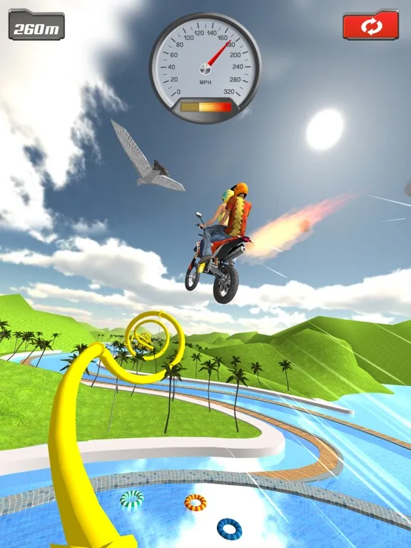 Capturas de tela do Ramp Bike Jumping iPad 