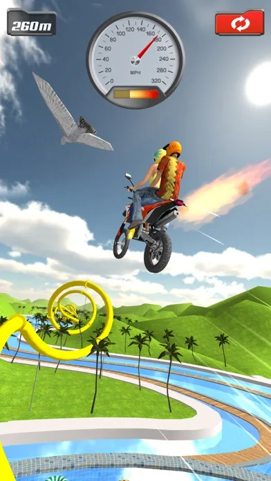 Capturas de tela do Ramp Bike Jumping