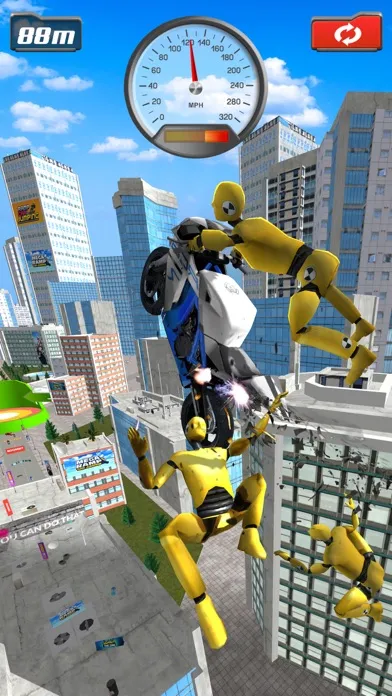 Capturas de tela do Ramp Bike Jumping