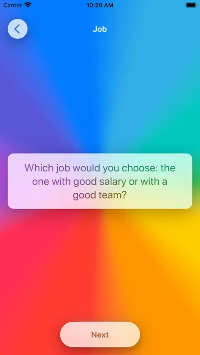 Скриншоты Icebreaker questions – Quizzy