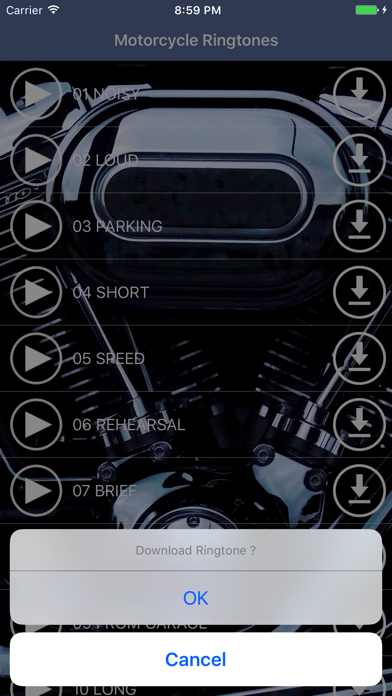 Motorcycle Ringtones – Best Original HD Sounds স্ক্রিনশট