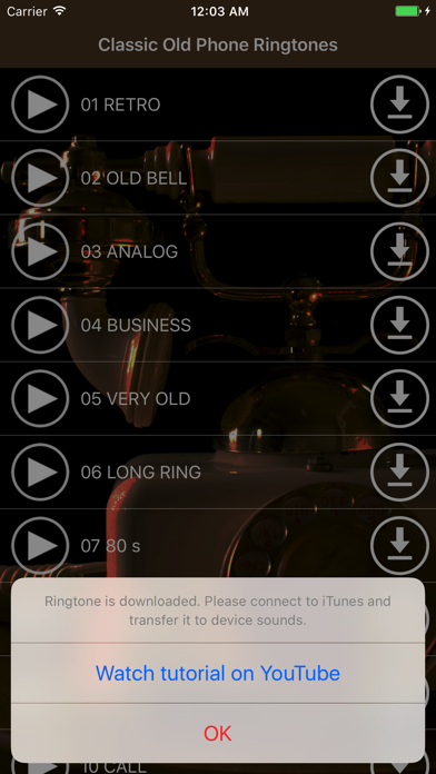 Classic Old Phone Ringtones - Retro Vintage Sounds Ekran Görüntüleri