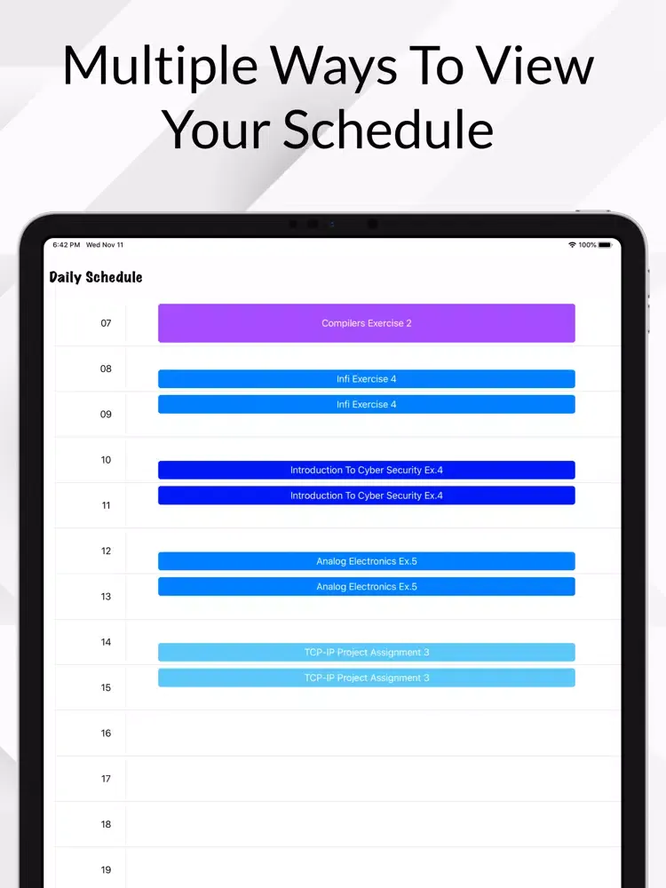 Screenshot di Auto Task: Automatic Scheduler iPad 