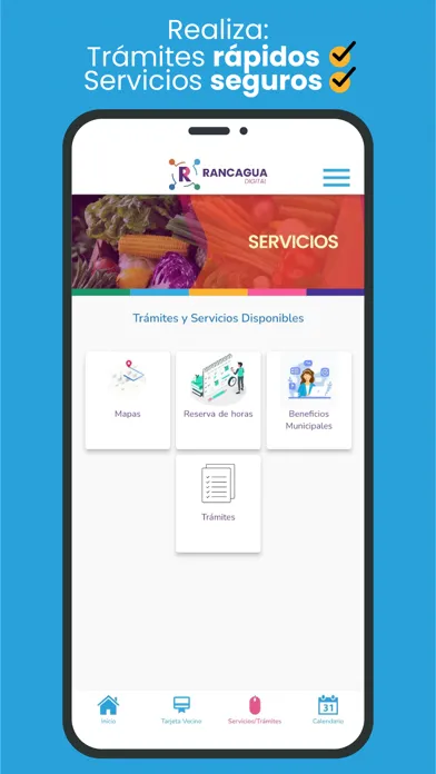 Screenshot di Rancagua Digital