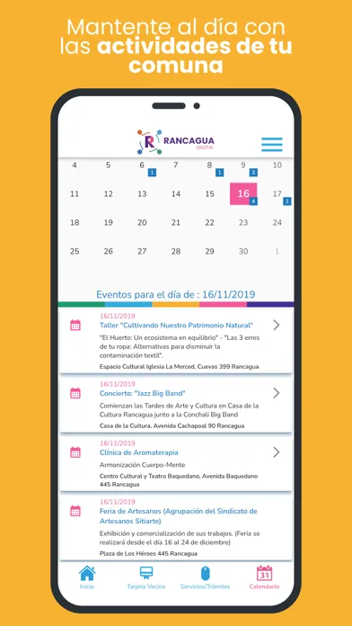 Screenshot di Rancagua Digital